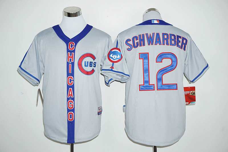 Chicago Cubs #12 Kyle Schwarber Gray Cooperstown Stitched Baseball Jersey,We sell and wholesale Chicago Cubs #12 Kyle Schwarber Gray Cooperstown Stitched Baseball Jersey on line form chian!